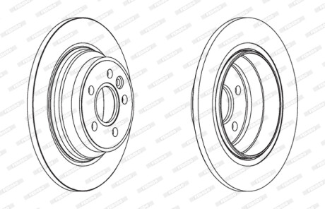 Гальмівний диск FERODO DDF1719