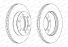 Тормозной диск FERODO DDF1783C (фото 1)