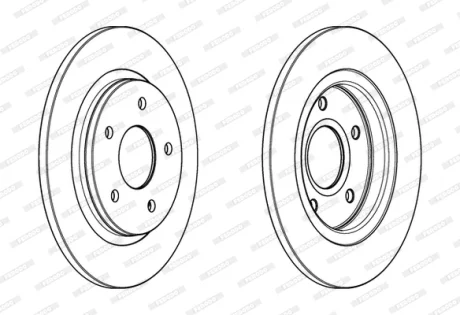 Тормозной диск FERODO DDF1808C