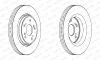 Тормозной диск FERODO DDF1820C (фото 1)