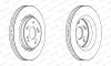 Тормозной диск FERODO DDF1820C (фото 3)