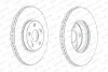 Диск тормозной FERODO DDF1865C (фото 2)