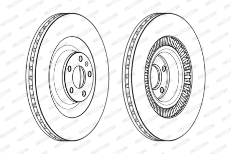 Гальмівний диск FERODO DDF1899C1