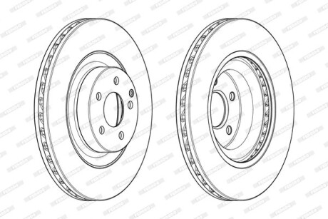 Гальмівний диск FERODO DDF1905C1