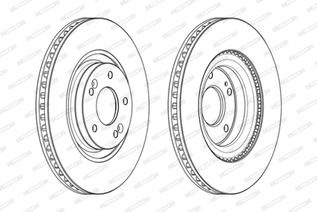 Гальмівний диск FERODO DDF2199C