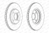 Диск тормозной FERODO DDF2461C (фото 1)