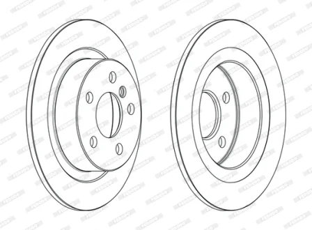 Диск тормозной FERODO DDF2612C