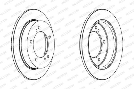 Гальмівний диск FERODO DDF351C