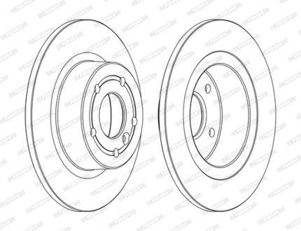 Гальмівний диск FERODO DDF874C