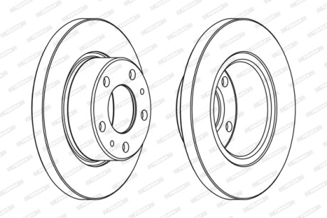 Гальмівний диск FERODO FCR194A