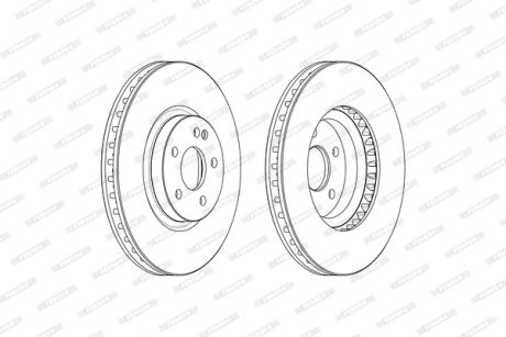 Гальмівний диск FERODO FCR379A