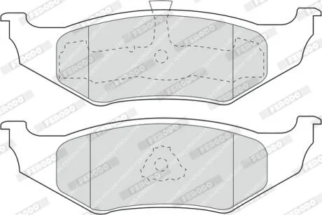 Тормозные колодки, дисковые FERODO FDB1099