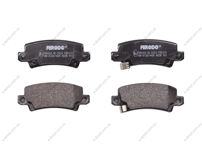 Гальмівні колодки, дискові FERODO FDB1574 (фото 1)