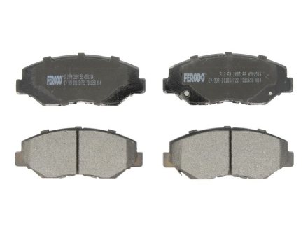 Тормозные колодки дисковые FERODO FDB1658 (фото 1)