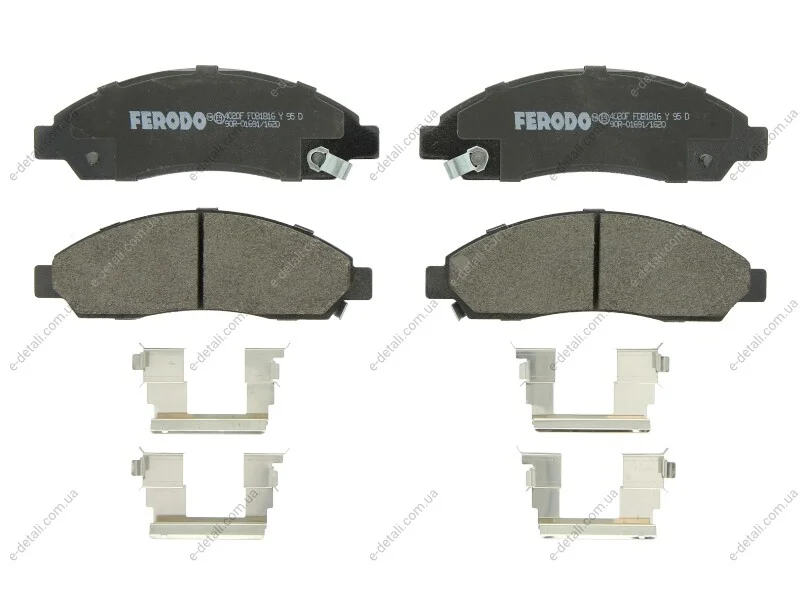 Гальмівні колодки дискові FERODO FDB1816 (фото 1)