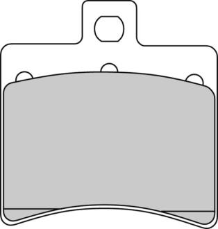 Фото гальмівні колодки FERODO FDB2090 Гальмівні колодки FERODO FDB2090
