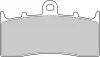 Тормозные колодки дисковые FERODO FDB2124P (фото 1)
