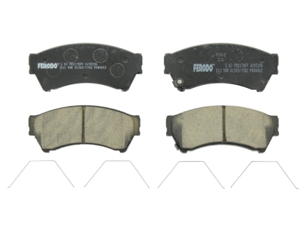 Комплект гальмівних колодок з 4 шт. дисків FERODO FDB4062 (фото 1)