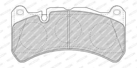Тормозные колодки дисковые FERODO FDB4212