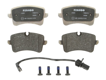 Комплект гальмівних колодок, дискове гальмо FERODO FDB4410
