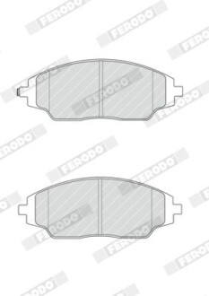 Тормозные колодки, дисковые FERODO FDB4496