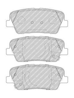 Тормозные колодки, дисковые FERODO FDB5048