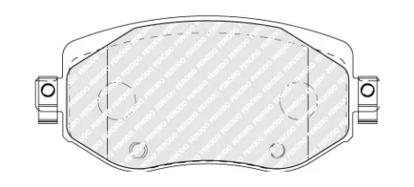 Тормозные колодки, дисковые FERODO FDB5104