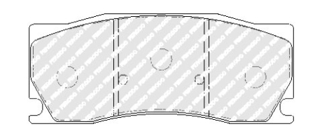 Гальмівні колодки, дискові FERODO FDB5118