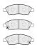 Колодки тормозные дисковые (комплект 4 шт.)) FERODO FDB5273 (фото 2)