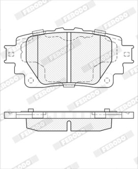 Тормозные колодки FERODO FDB5470