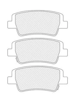 Комплект гальмівних колодок задн HYUNDAI ELANTRA VII I20 III 1.6/2.0 03.20- FERODO FDB5509
