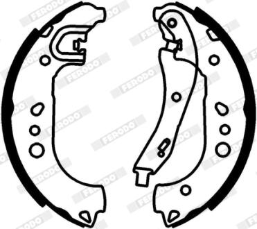 Гальмівна колодка FERODO FSB4329