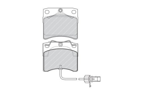Гальмівні колодки, дискові FERODO FVR1492