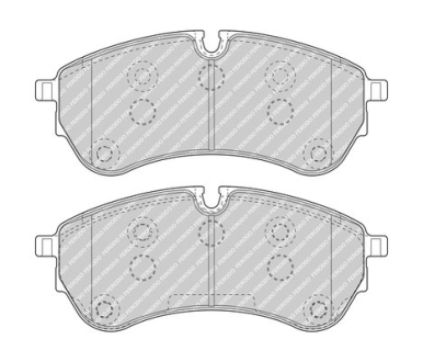 Гальмівні колодки, дискові FERODO FVR5067