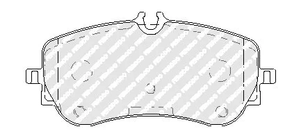 Тормозные колодки, дисковые FERODO FVR5068