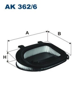 Повітряний фільтр FILTRON AK362/6