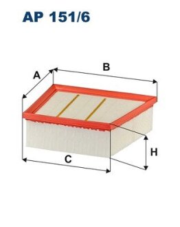 Фільтр повітря FILTRON AP1516