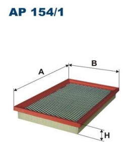 Фільтр повітря FILTRON AP154/1