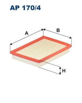 Фільтр повітря FILTRON AP1704