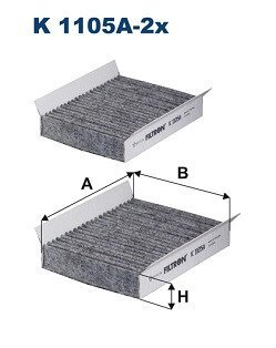 Фільтр салону FILTRON K1105A2X