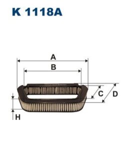 Фільтр салону FILTRON K1118A