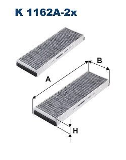 Фільтр салону FILTRON K1162A2X