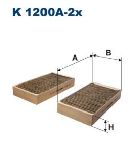 Фільтр салону FILTRON K1200A-2X