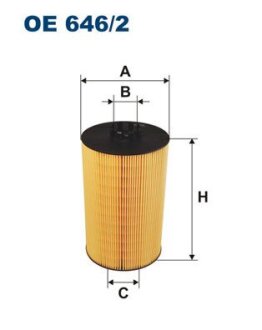 Фільтр масляний FILTRON OE6462