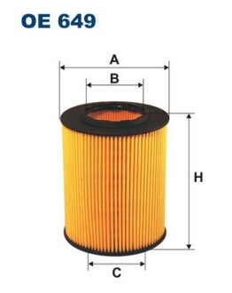 Фільтр масляний FILTRON OE649