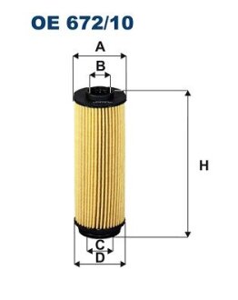 Фільтр масляний FILTRON OE67210 (фото 1)