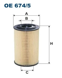 Фільтр масляний FILTRON OE674/5