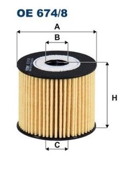 Масляный фильтр FILTRON OE674/8