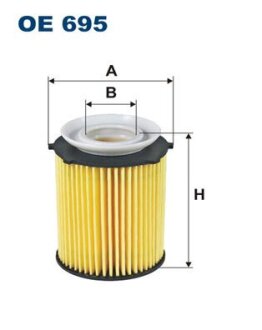 Фільтр масляний FILTRON OE695