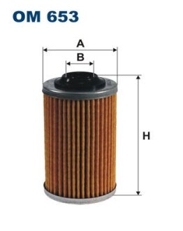 Фільтр масляний FILTRON OM653